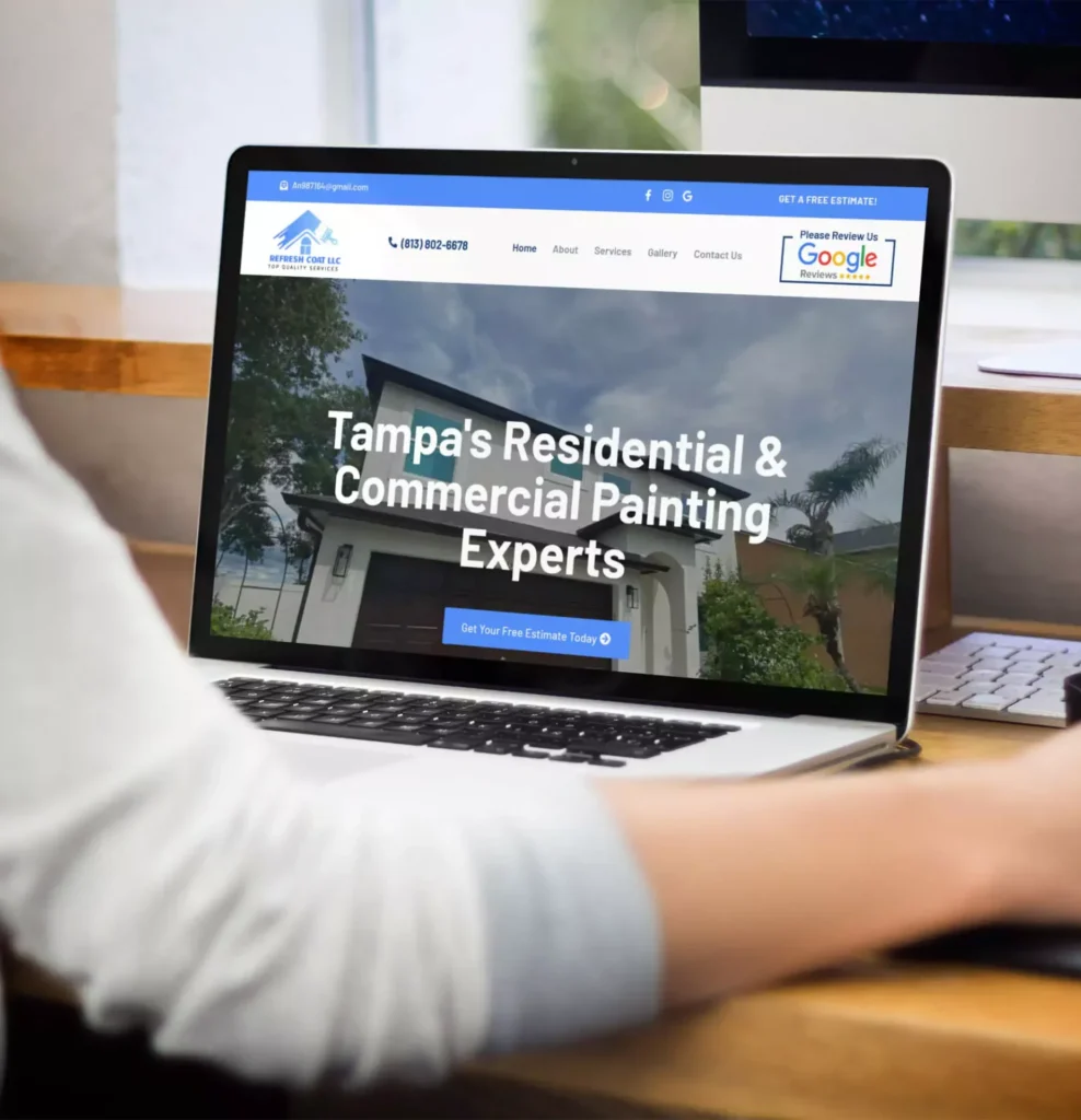 Painting Contractor Web Design